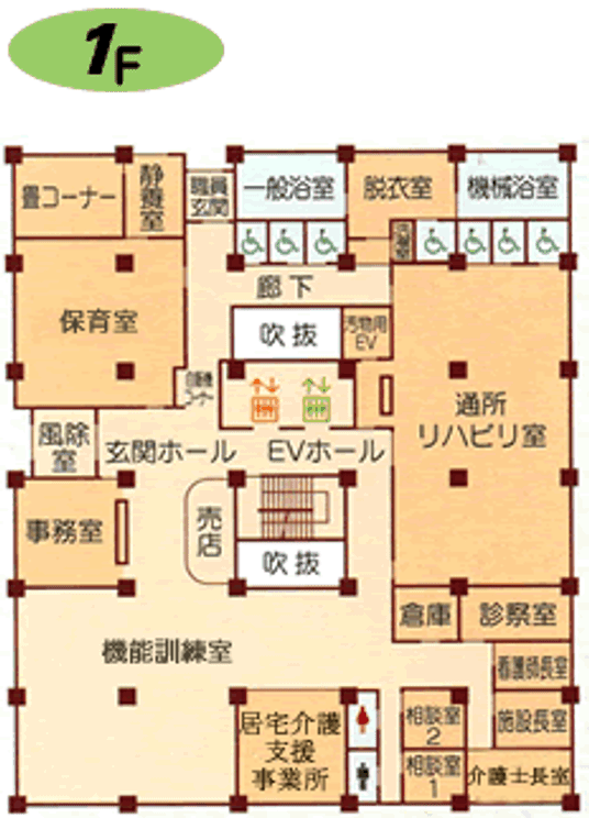 施設の詳細見取り図