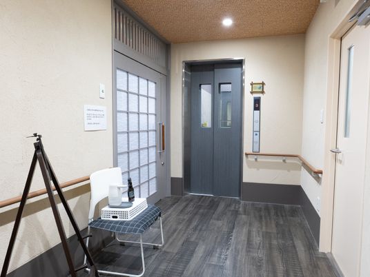 温かみのある廊下空間