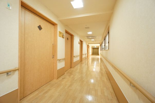 清潔感のある廊下