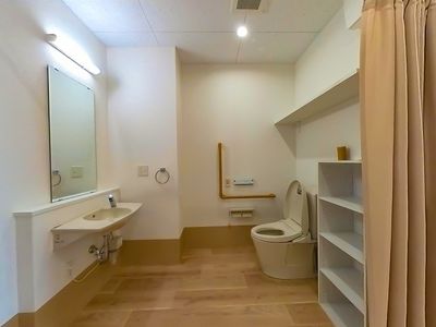 ゆとりの洗面トイレ空間