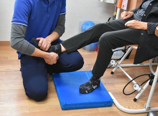運動支援の様子