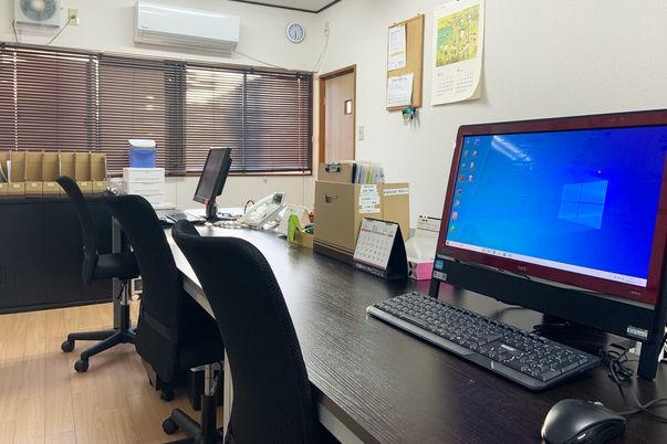 快適な作業空間の内観