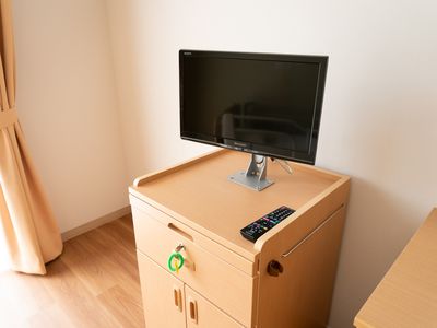 リビングのテレビと家具