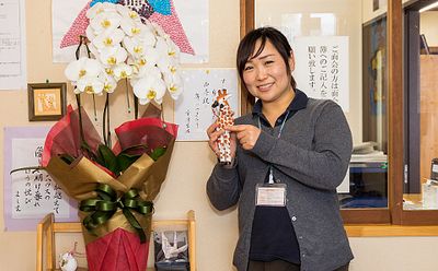 親しみやすい職員の和室