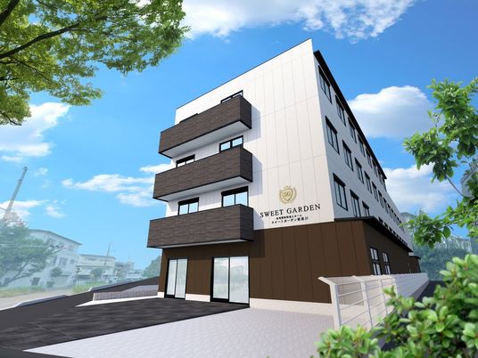 モダンな外観の建物