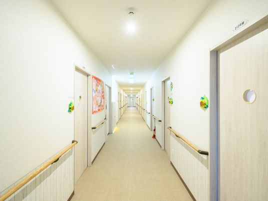 清潔感のある廊下
