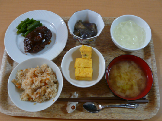 バランスの取れた食事メニュー