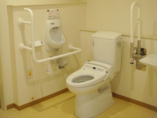 機能的なトイレ