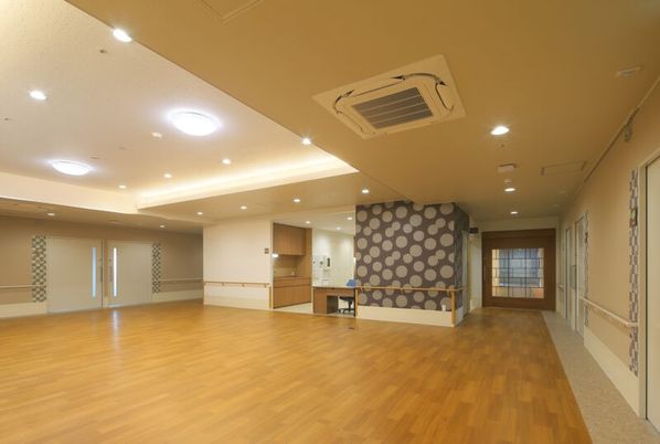 明るく広いホール