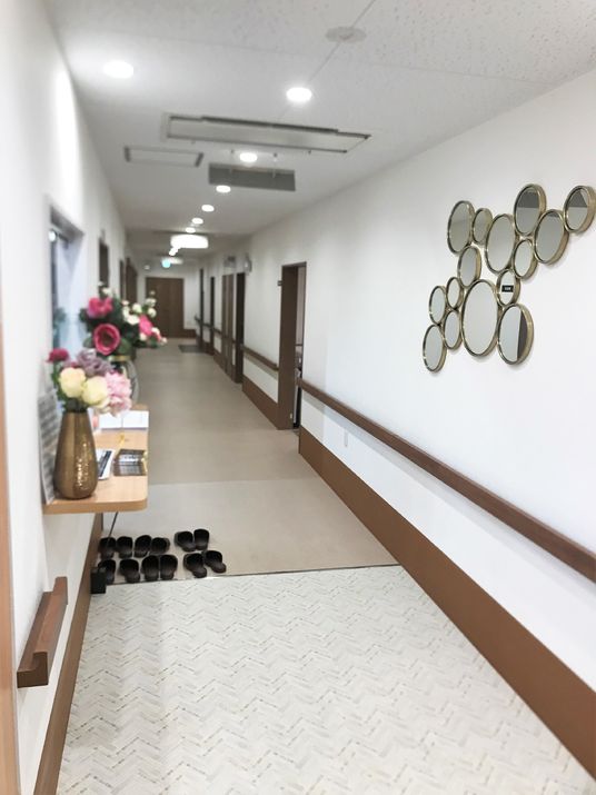 清潔感のある廊下