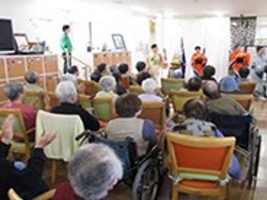 楽しい交流が楽しいラウンジ
