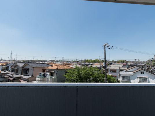 住宅が広がる景色