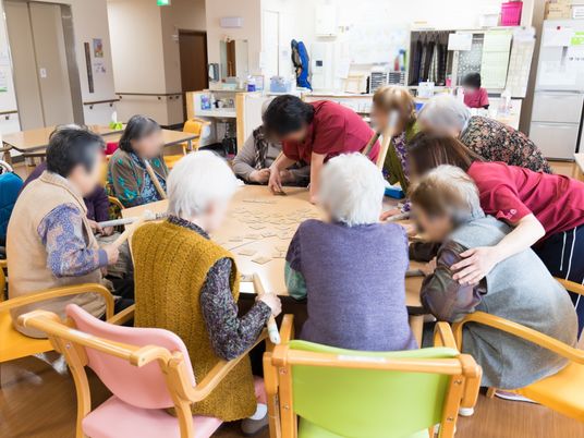 多目的室でのレクリエーション