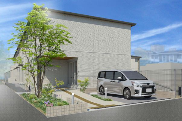 モダンな建物の外観
