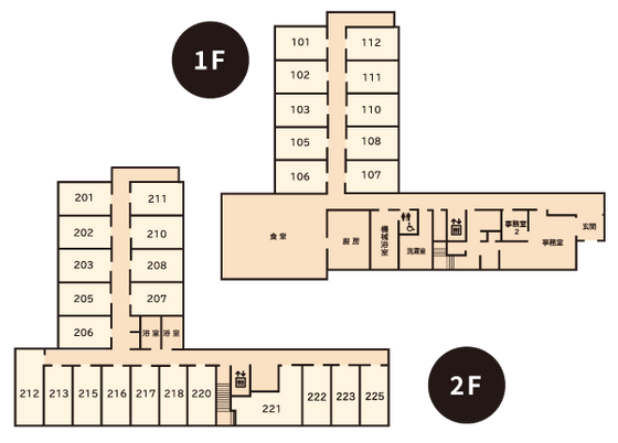 居室の配置図面