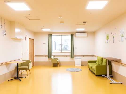 ゆったりとした空間の居室