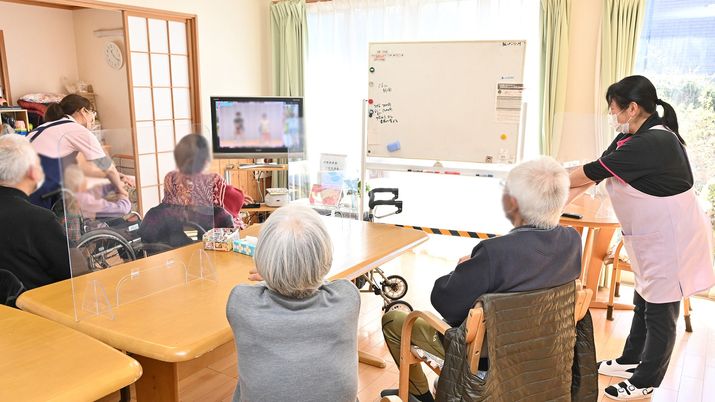 明るい共有スペース
