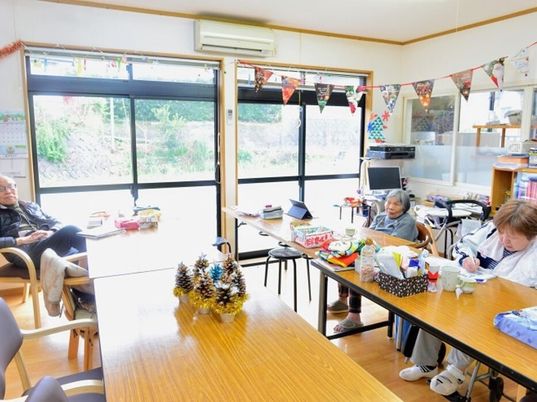 リラックスする共有スペース