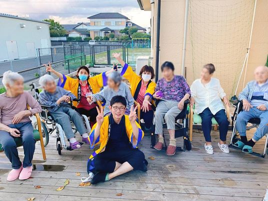 交流を楽しむテラス  