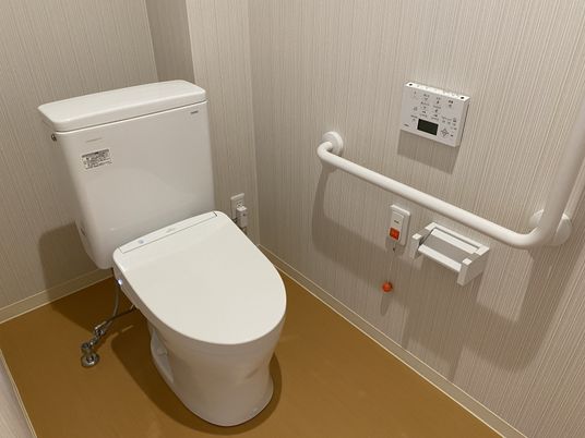 安全設備のトイレ