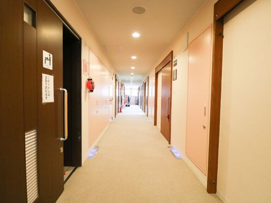 清潔感のある廊下