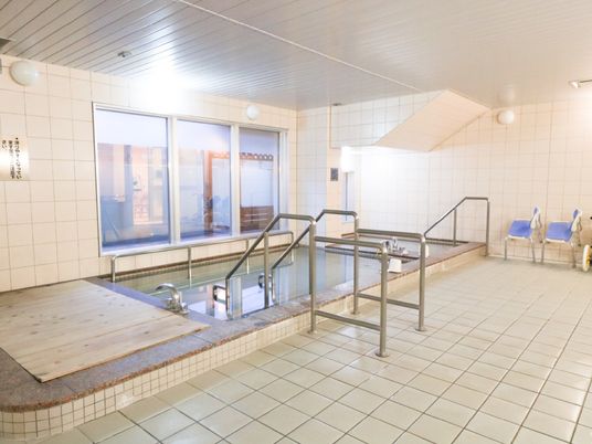 清潔な浴室施設