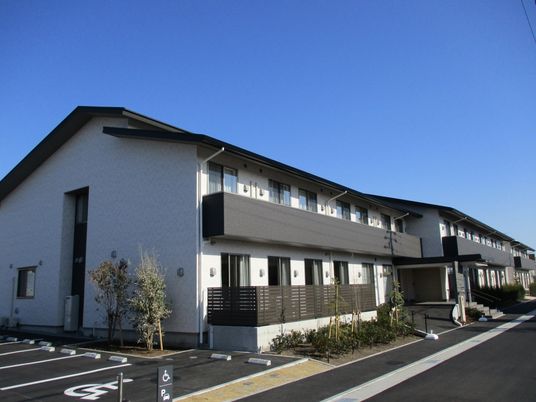2階建ての外観