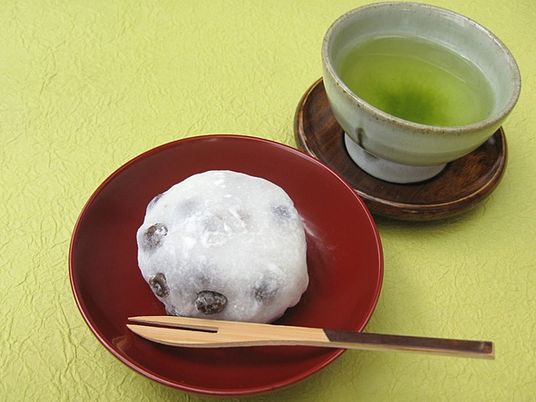 お茶と和菓子のセット