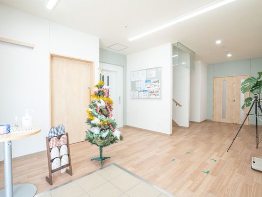 エントランスのクリスマスツリー