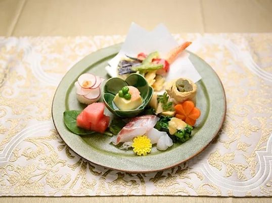 和風の彩り豊かな料理