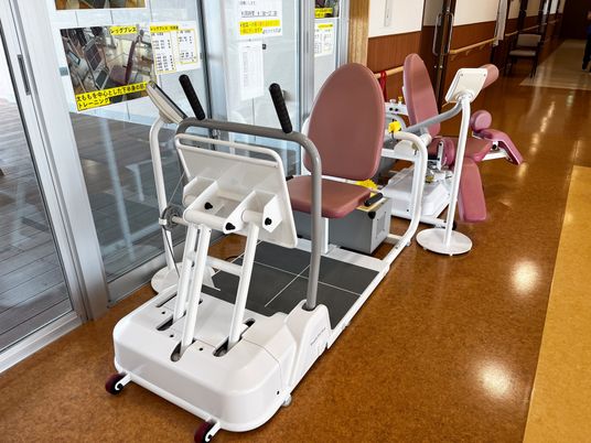 機能訓練室の機器