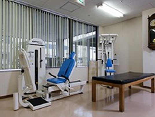 運動設備が整う部屋