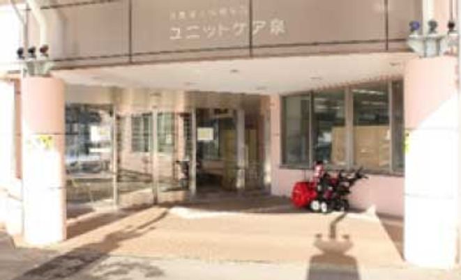 ゆったりとしたエントランス