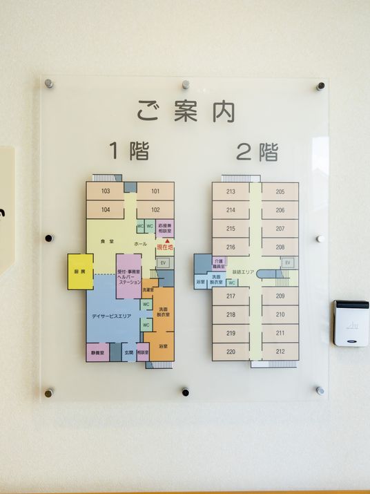 案内板を示す指標