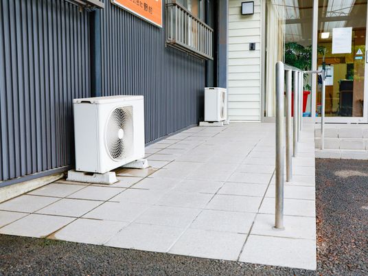 エアコンのある外観