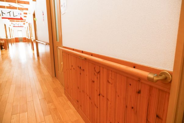 ゆったりとした廊下の様子