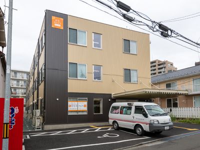 清潔感のある施設の外観