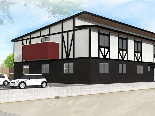 モダンな建物の外観