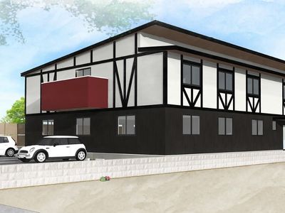 モダンな建物の外観
