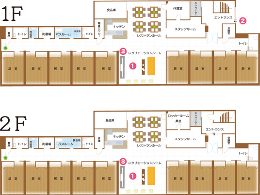 施設フロア図面