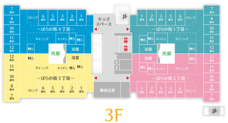 使いやすい3階間取り図