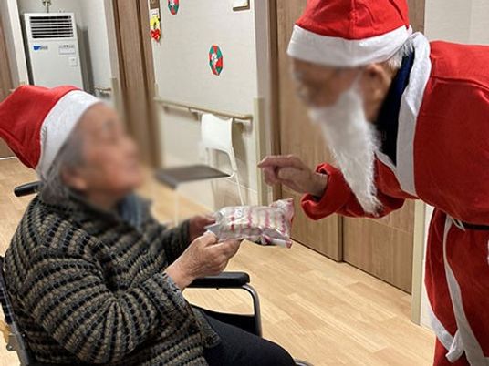 季節イベントの廊下
