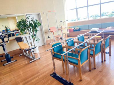 訓練用機器がある部屋