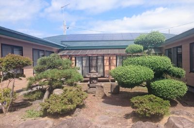 緑豊かな中庭