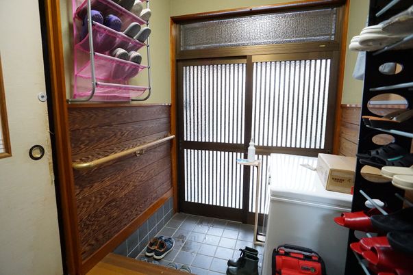 和室入口付近の風景