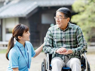 スタッフと利用者の会話