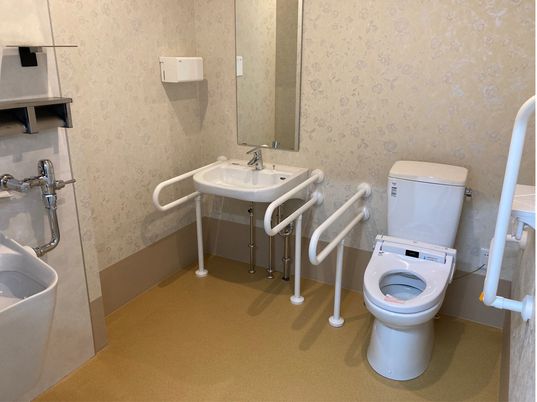 手すり付トイレの設備