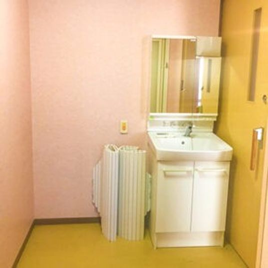 明るい洗面所