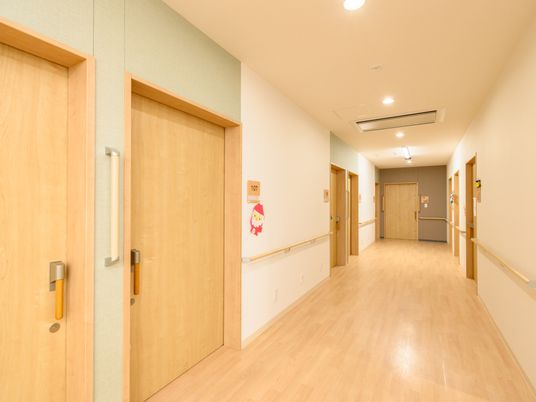 清潔感のある廊下