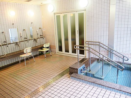 入念に整備された浴室